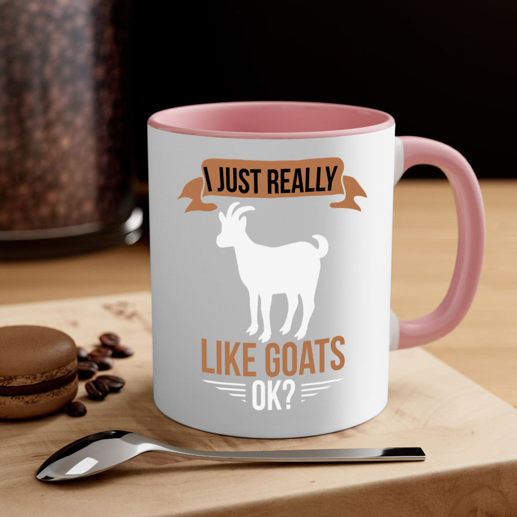 i just really like goats ok Style 3#- goat-Mug / Coffee Cup