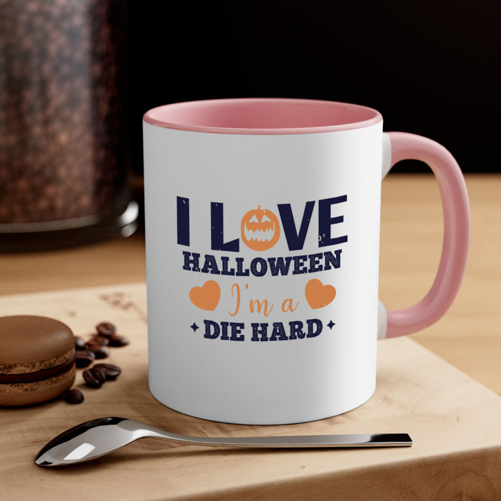 i love halloween im a die hard 150#- halloween-Mug / Coffee Cup