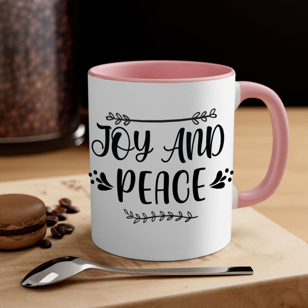 joy and peace style 406#- christmas-Mug / Coffee Cup