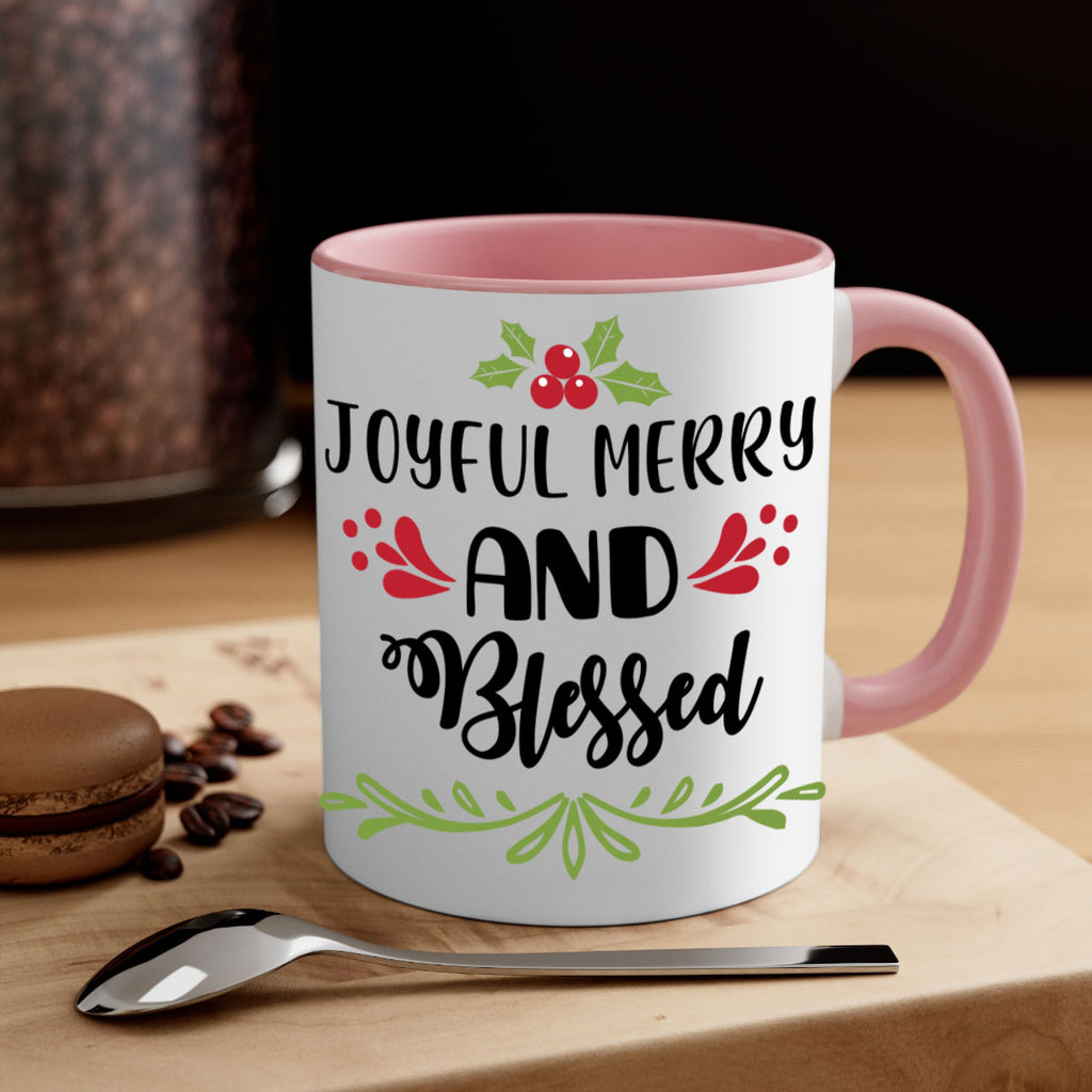joyful merry and blessed style 419#- christmas-Mug / Coffee Cup