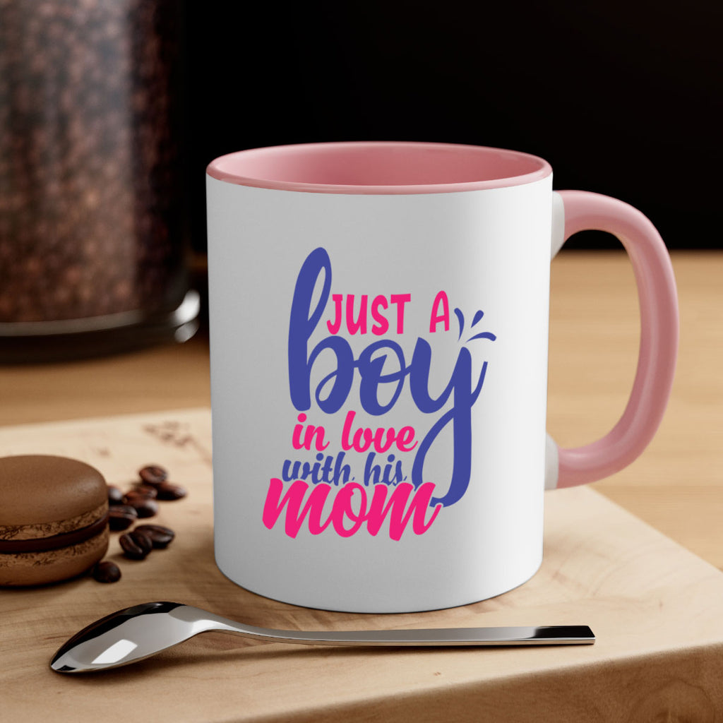 just a boy in love with his mom 394#- mom-Mug / Coffee Cup