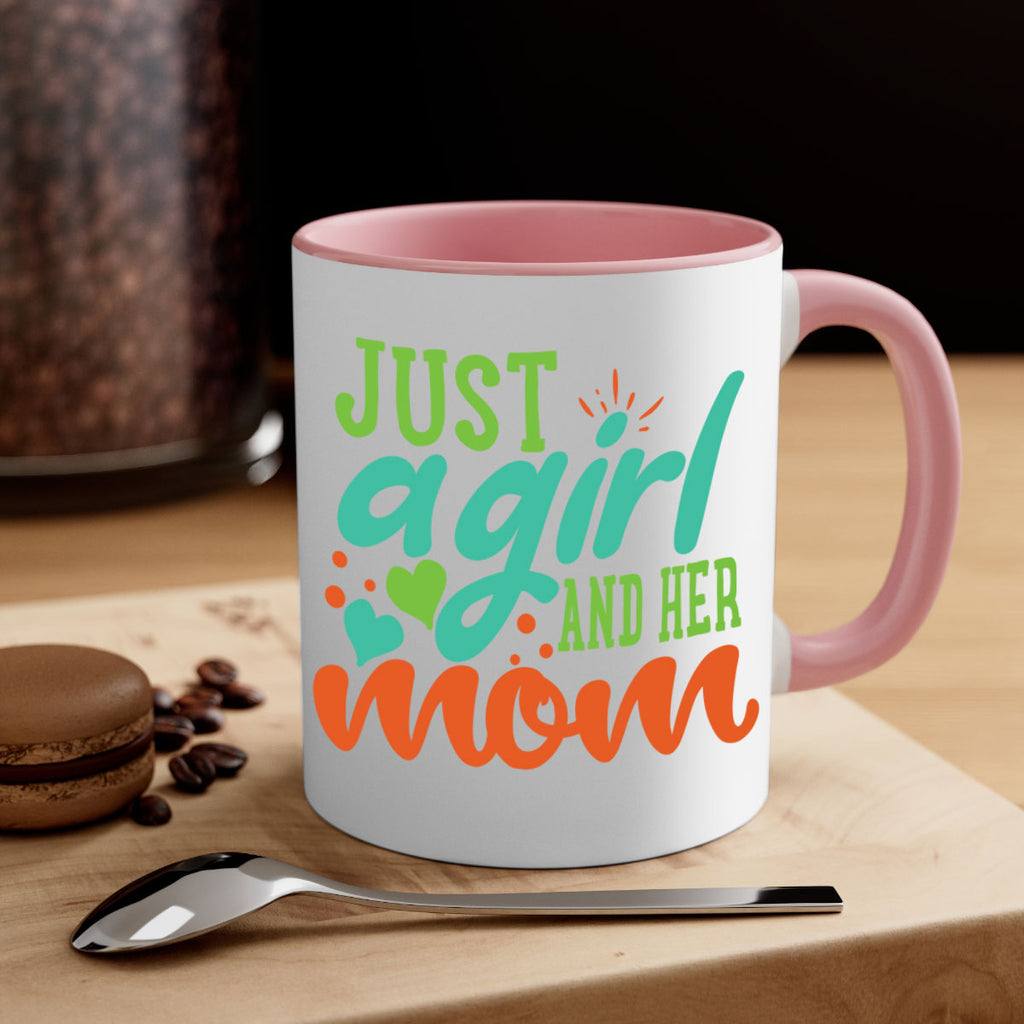 just a girl and her mom 393#- mom-Mug / Coffee Cup