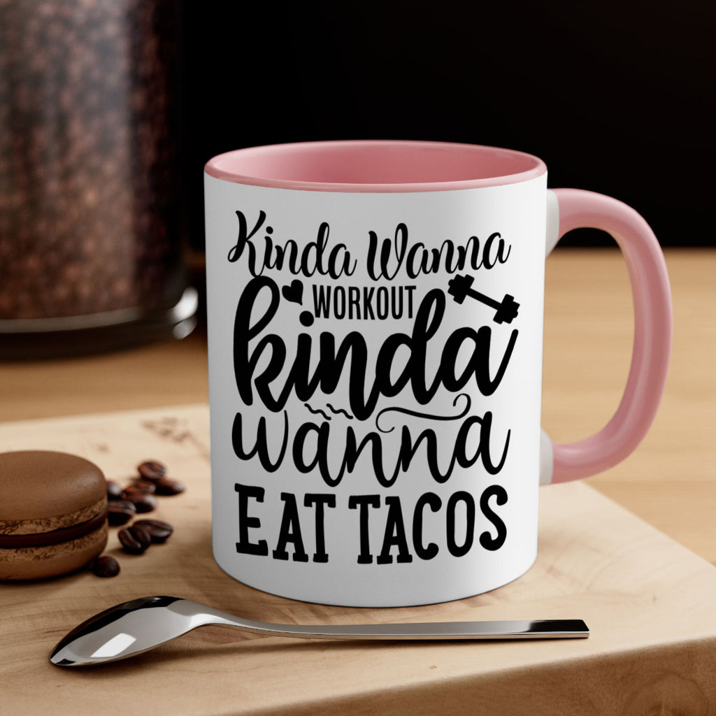 kinda wanna workout kinda wanna eat tacos 35#- gym-Mug / Coffee Cup