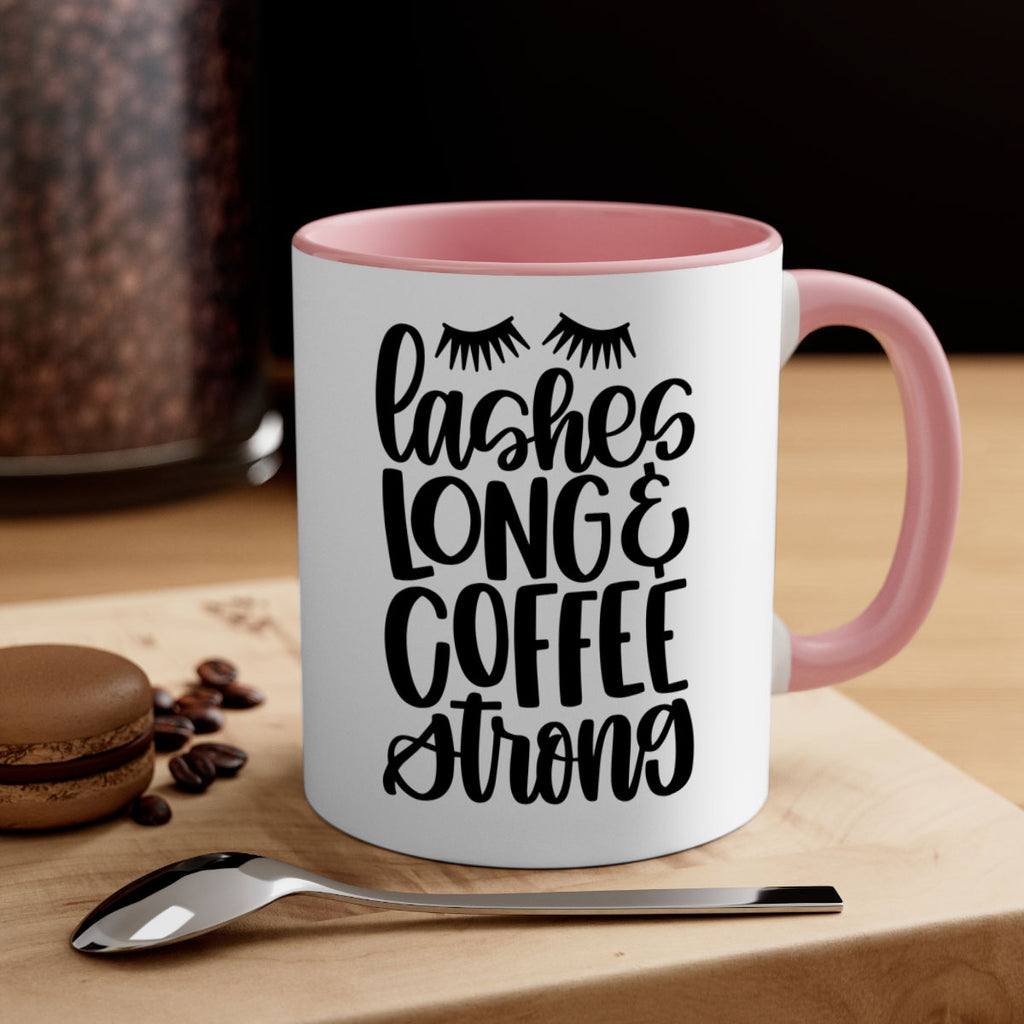 lashes long coffee strong 81#- coffee-Mug / Coffee Cup