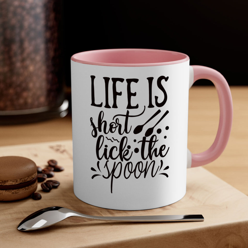 life is short lick the spoon 23#- kitchen-Mug / Coffee Cup