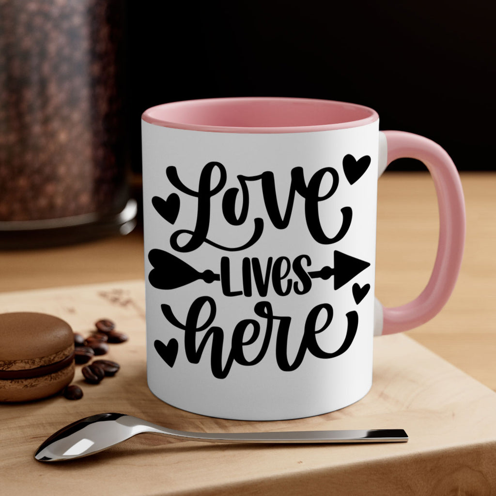 love lives here 7#- home-Mug / Coffee Cup