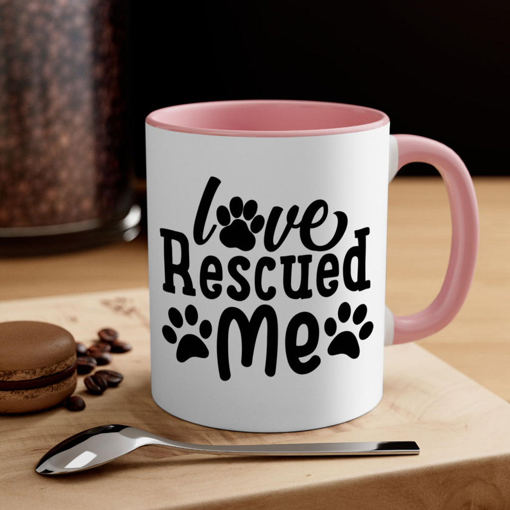 love rescued me Style 72#- Dog-Mug / Coffee Cup