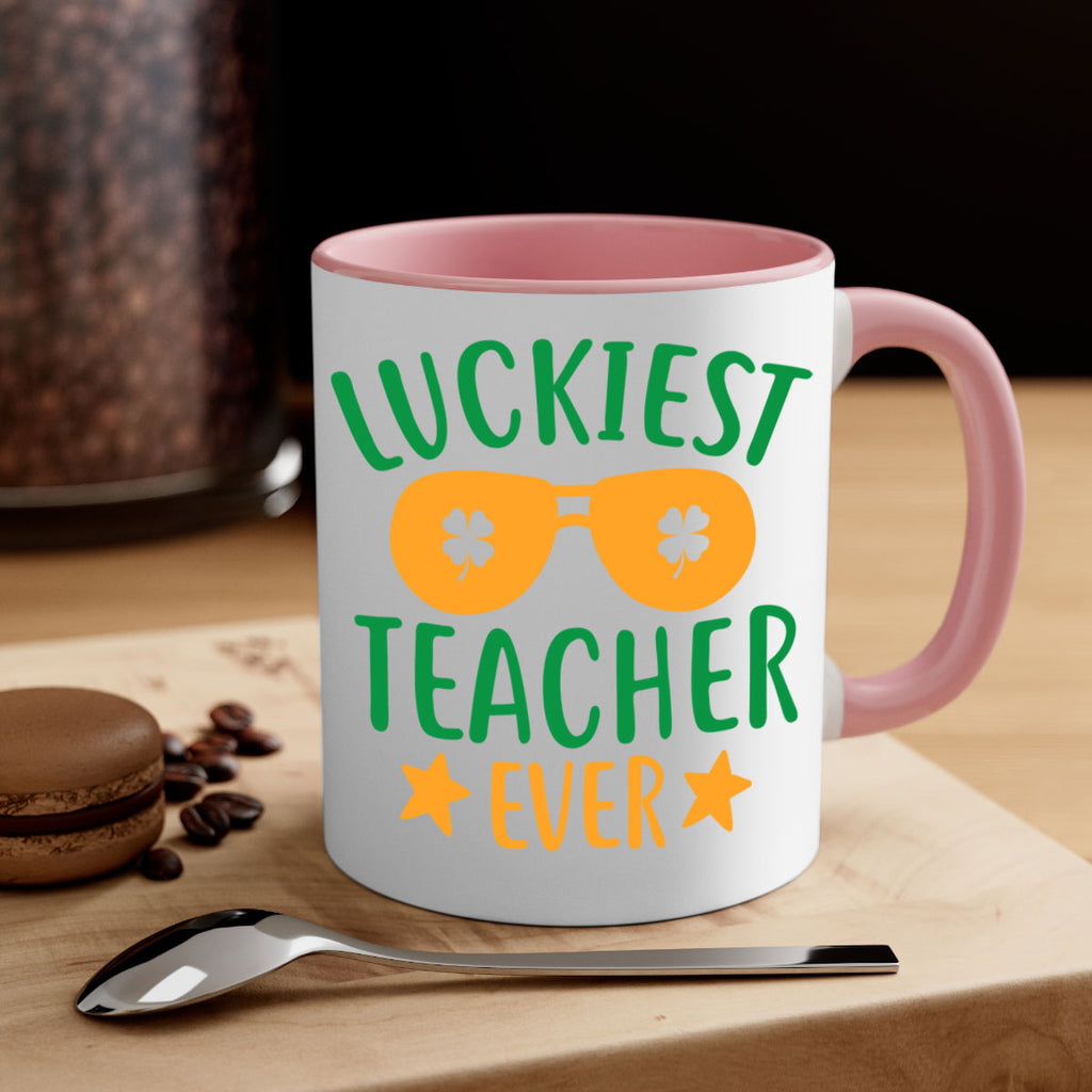 luckiest teacher ever 13#- mardi gras-Mug / Coffee Cup