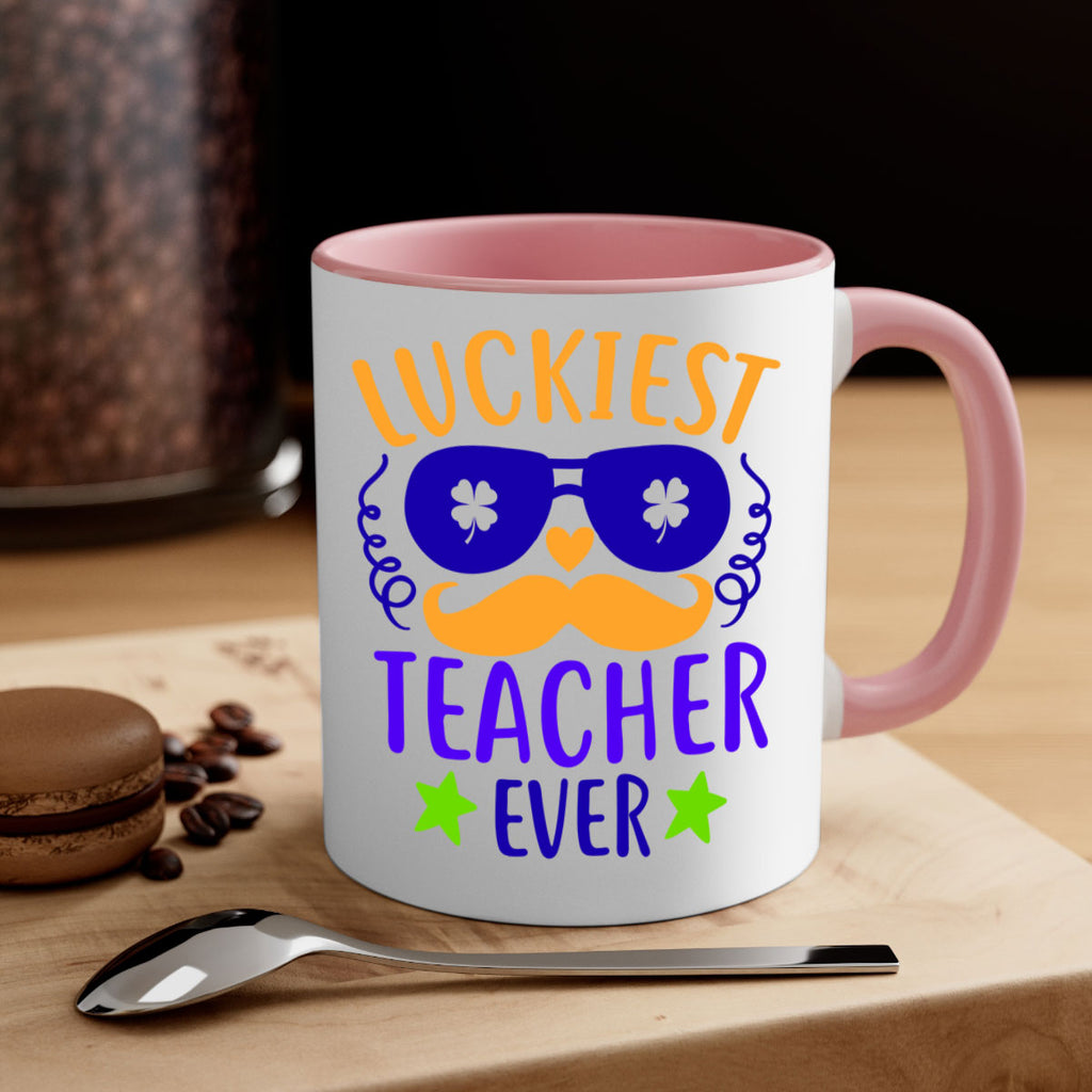 luckiest teacher ever 14#- mardi gras-Mug / Coffee Cup