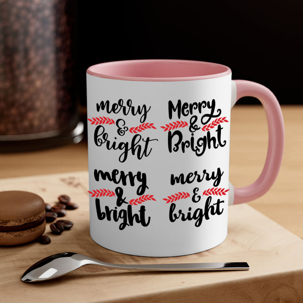 merry & bright style 465#- christmas-Mug / Coffee Cup