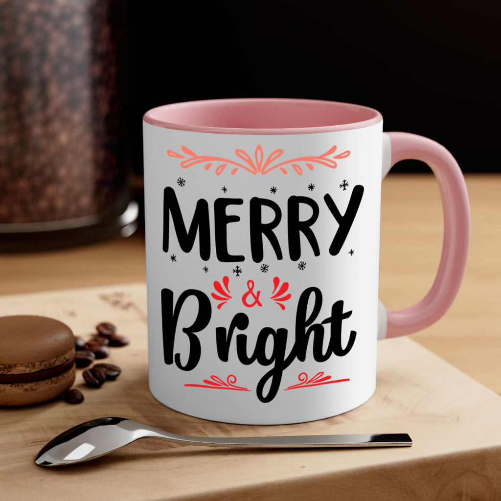 merry & bright style 467#- christmas-Mug / Coffee Cup