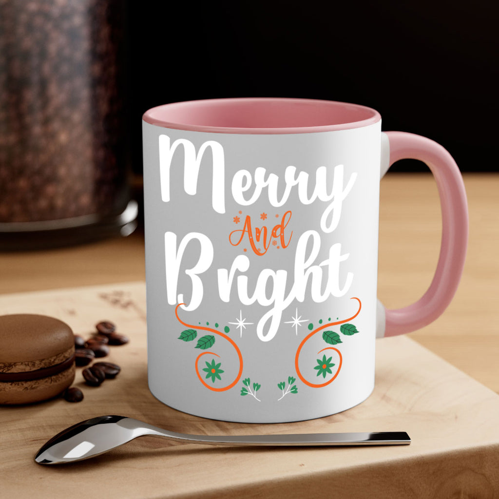 merry and bright style 473#- christmas-Mug / Coffee Cup