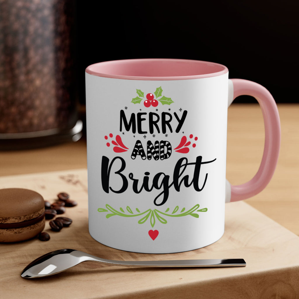 merry and bright style 474#- christmas-Mug / Coffee Cup