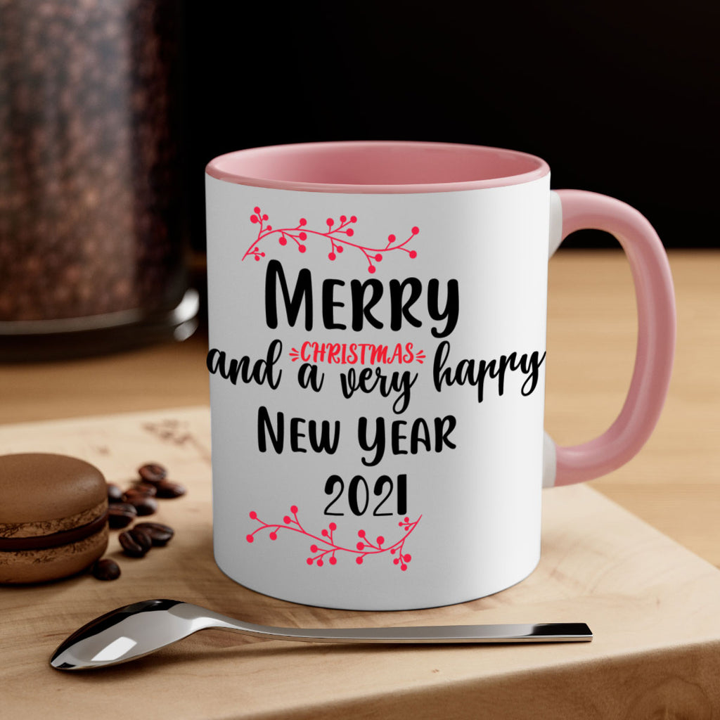 merry christmas and a very happy new year . style 489#- christmas-Mug / Coffee Cup