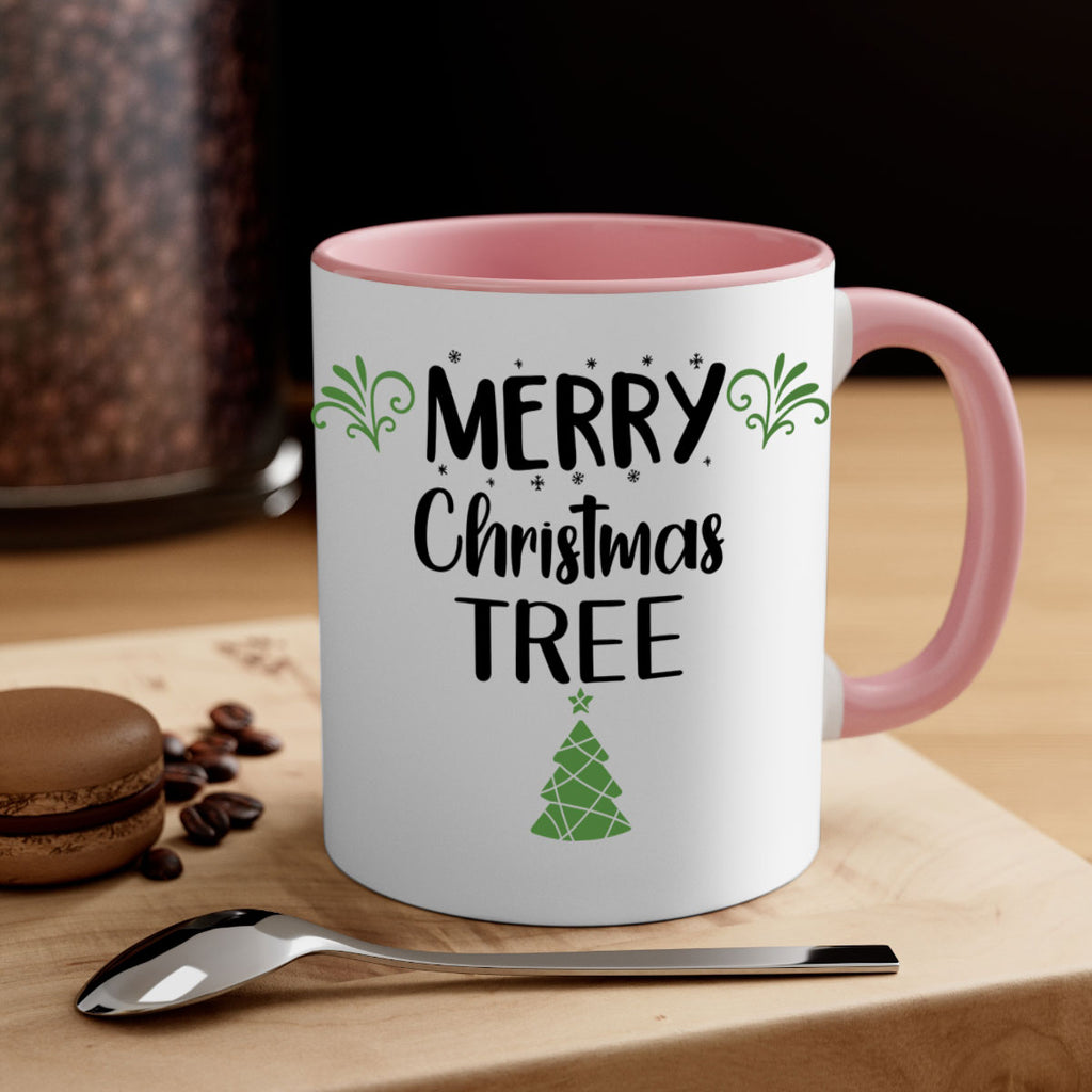 merry christmas tree style 504#- christmas-Mug / Coffee Cup