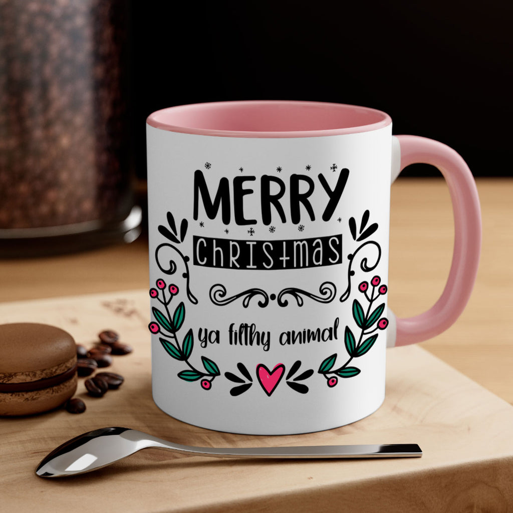 merry christmas ya filthy animal style 505#- christmas-Mug / Coffee Cup