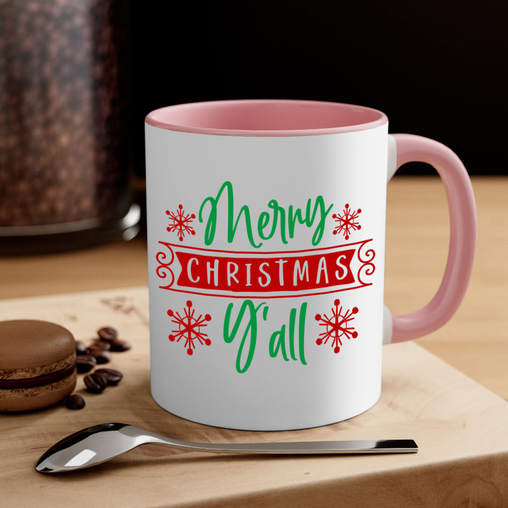 merry christmas yall style 507#- christmas-Mug / Coffee Cup