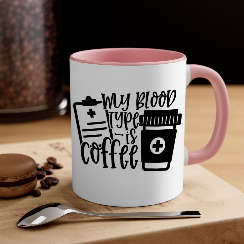 my blood type is coffee 60#- coffee-Mug / Coffee Cup