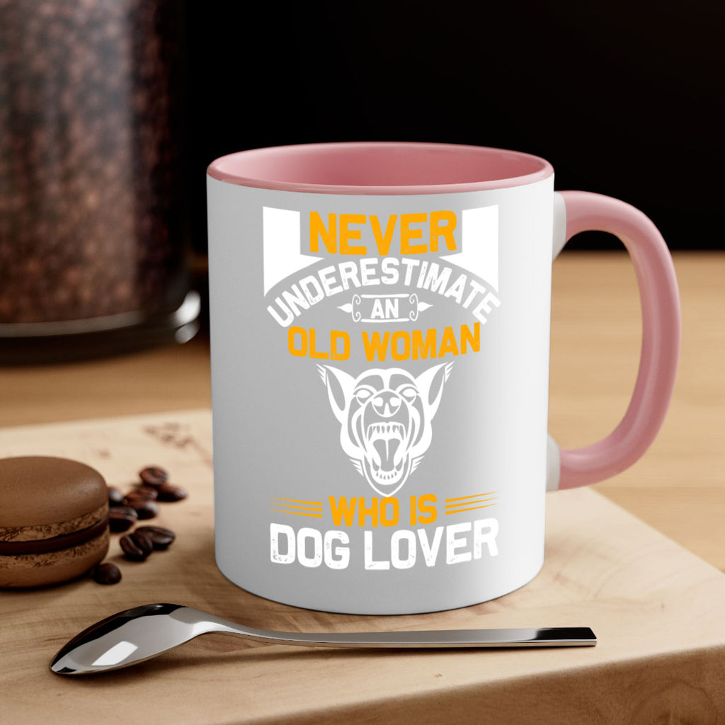 never underestimate an old woman who is dog lover Style 6524#- Dog-Mug / Coffee Cup