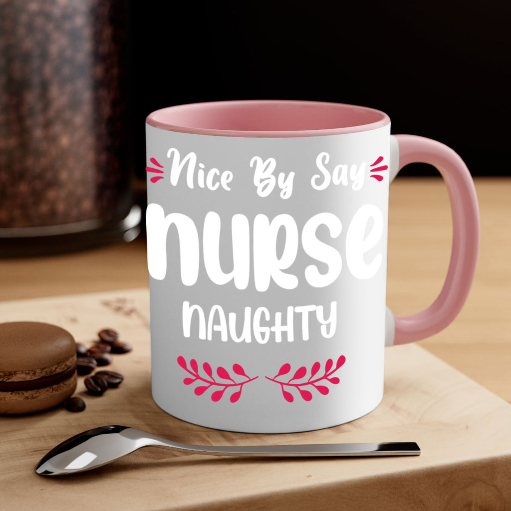 nice by say nurse naughty style 539#- christmas-Mug / Coffee Cup