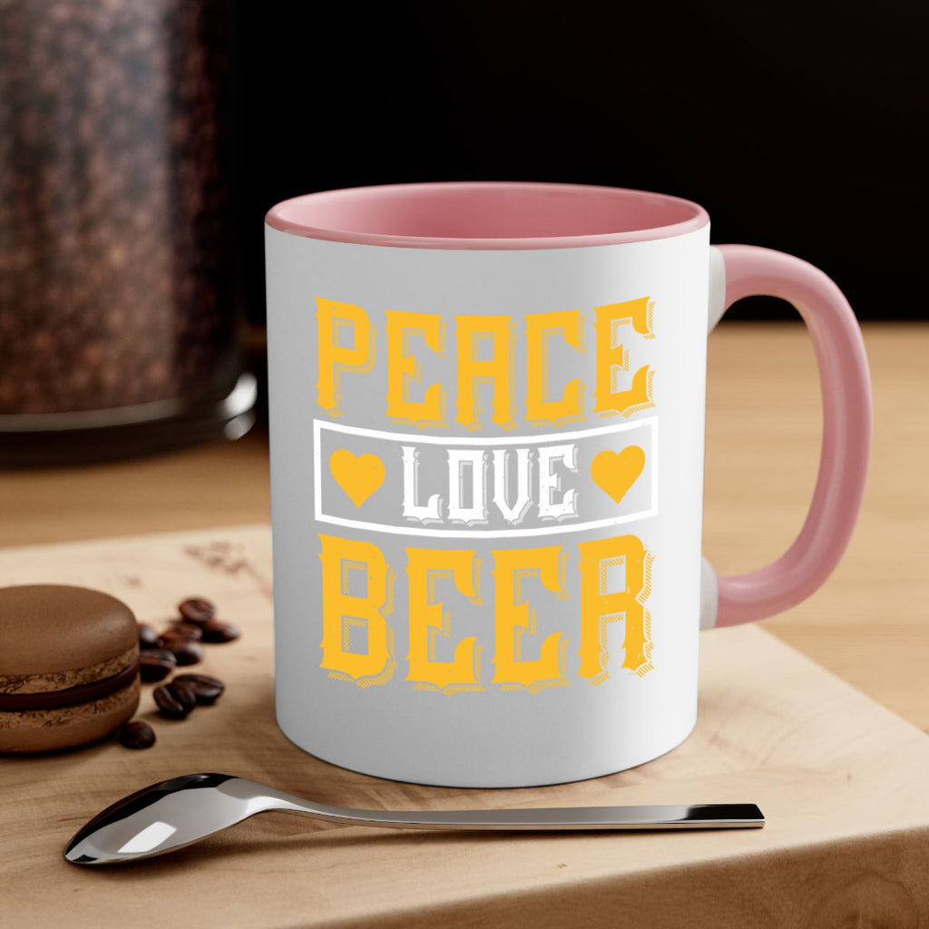 peace love beer 53#- beer-Mug / Coffee Cup