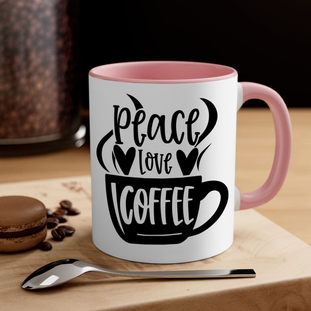 peace love coffee 48#- coffee-Mug / Coffee Cup