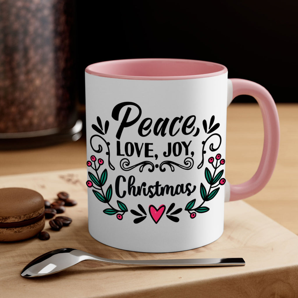 peace, love, joy, christmas style 587#- christmas-Mug / Coffee Cup