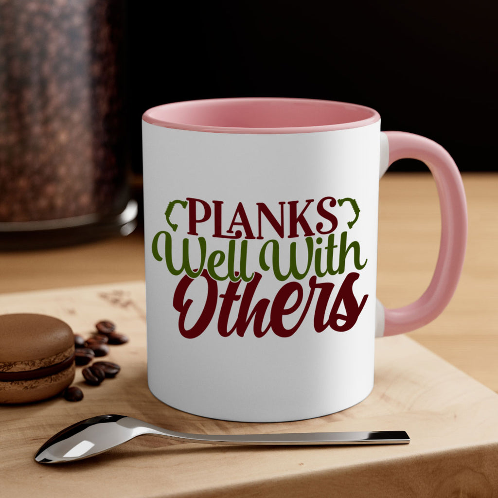 planks well with others 25#- gym-Mug / Coffee Cup