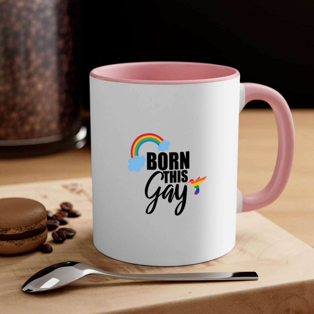 pride born this gay 68#- lgbt-Mug / Coffee Cup