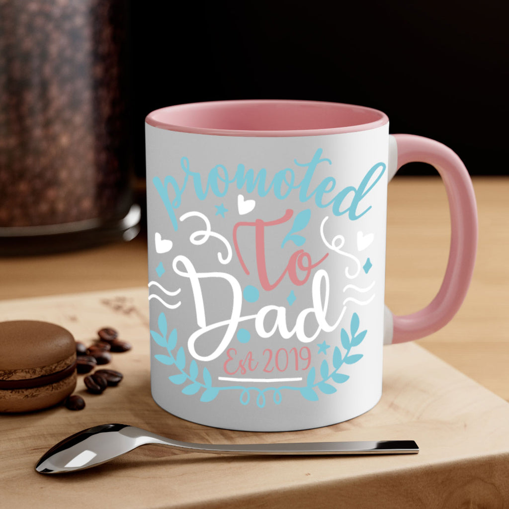 promoted to dad est 10#- fathers day-Mug / Coffee Cup