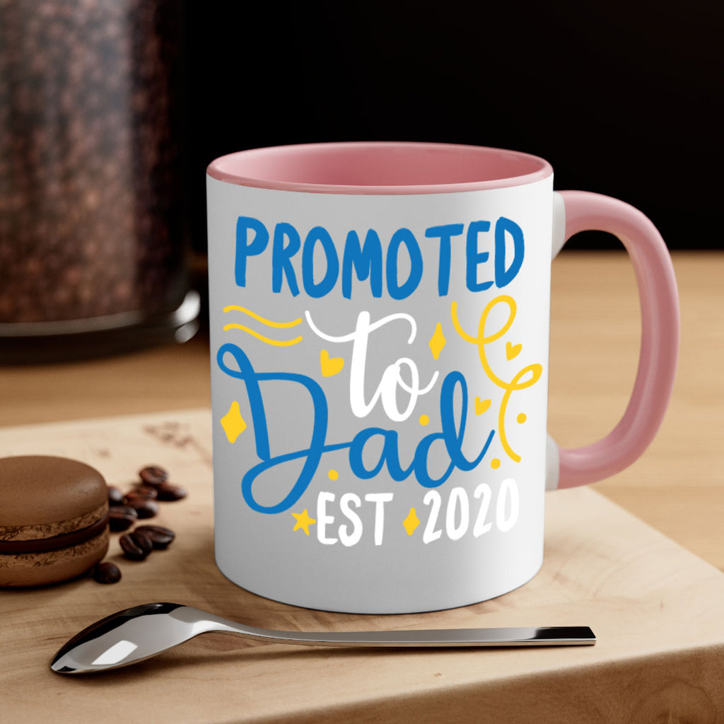 promoted to dad est 7#- fathers day-Mug / Coffee Cup