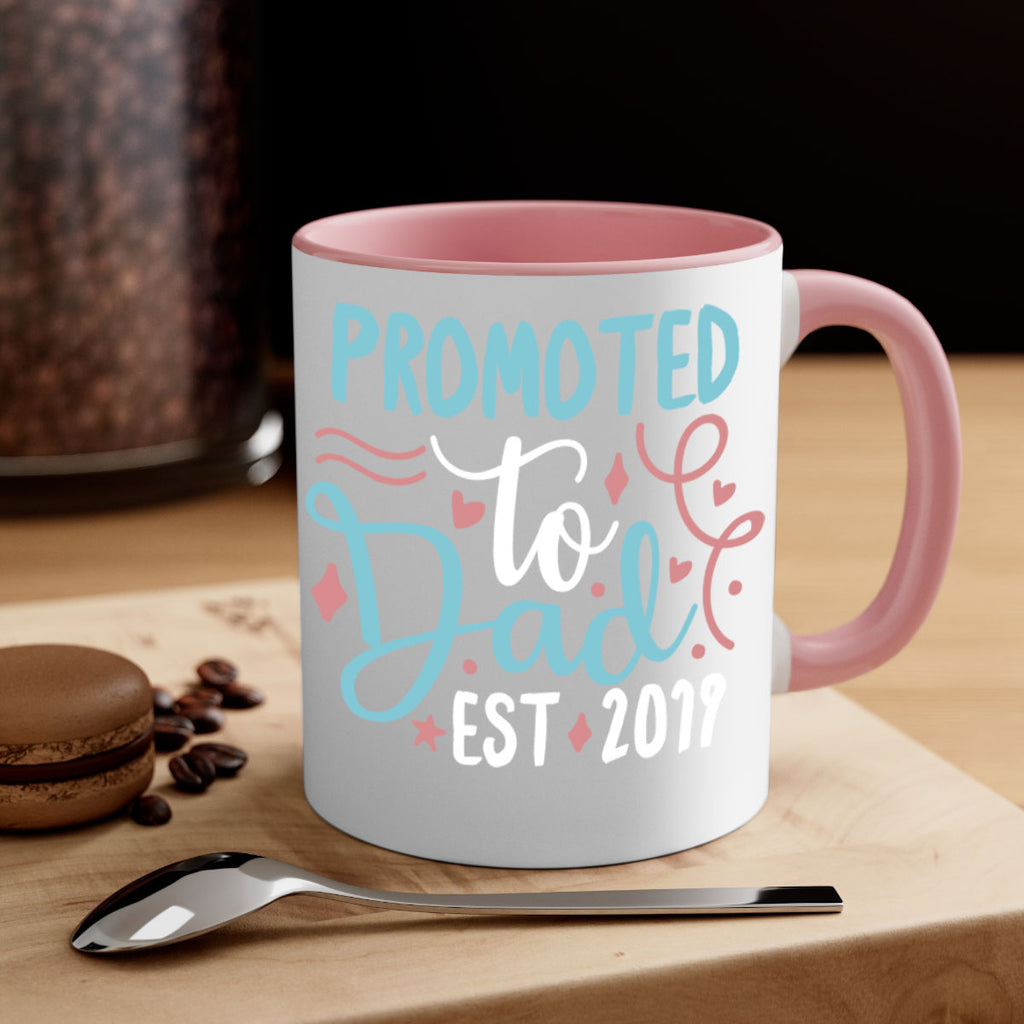 promoted to dad est 9#- fathers day-Mug / Coffee Cup