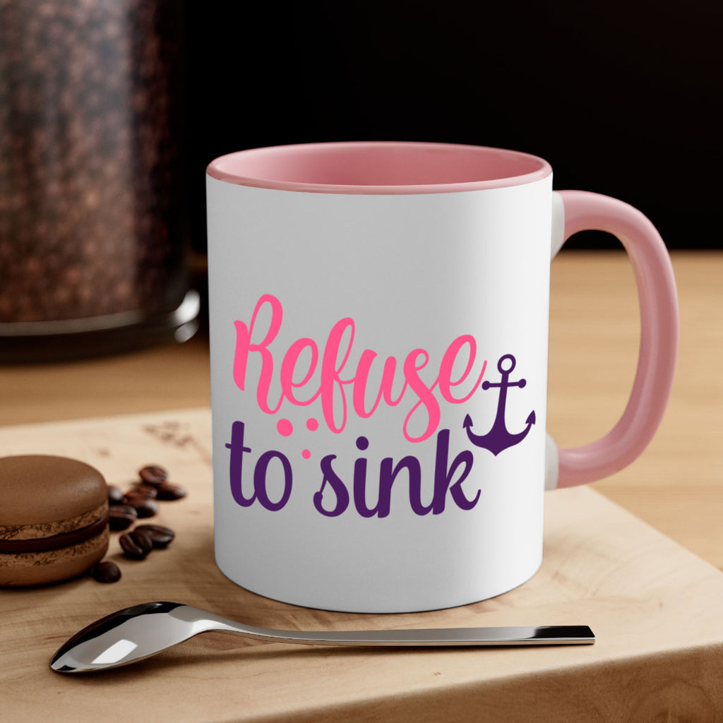 refuse to sink Style 4#- breast cancer-Mug / Coffee Cup