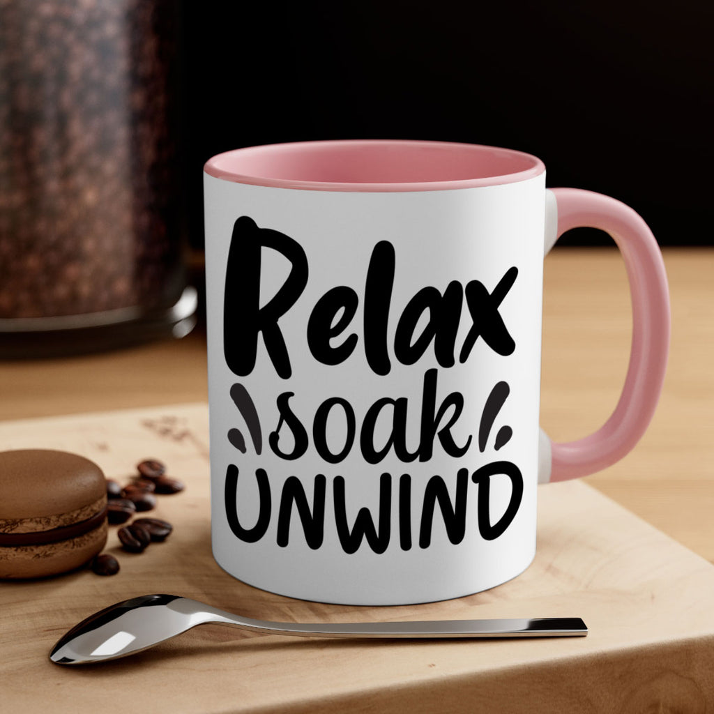 relax soak unwind 61#- bathroom-Mug / Coffee Cup