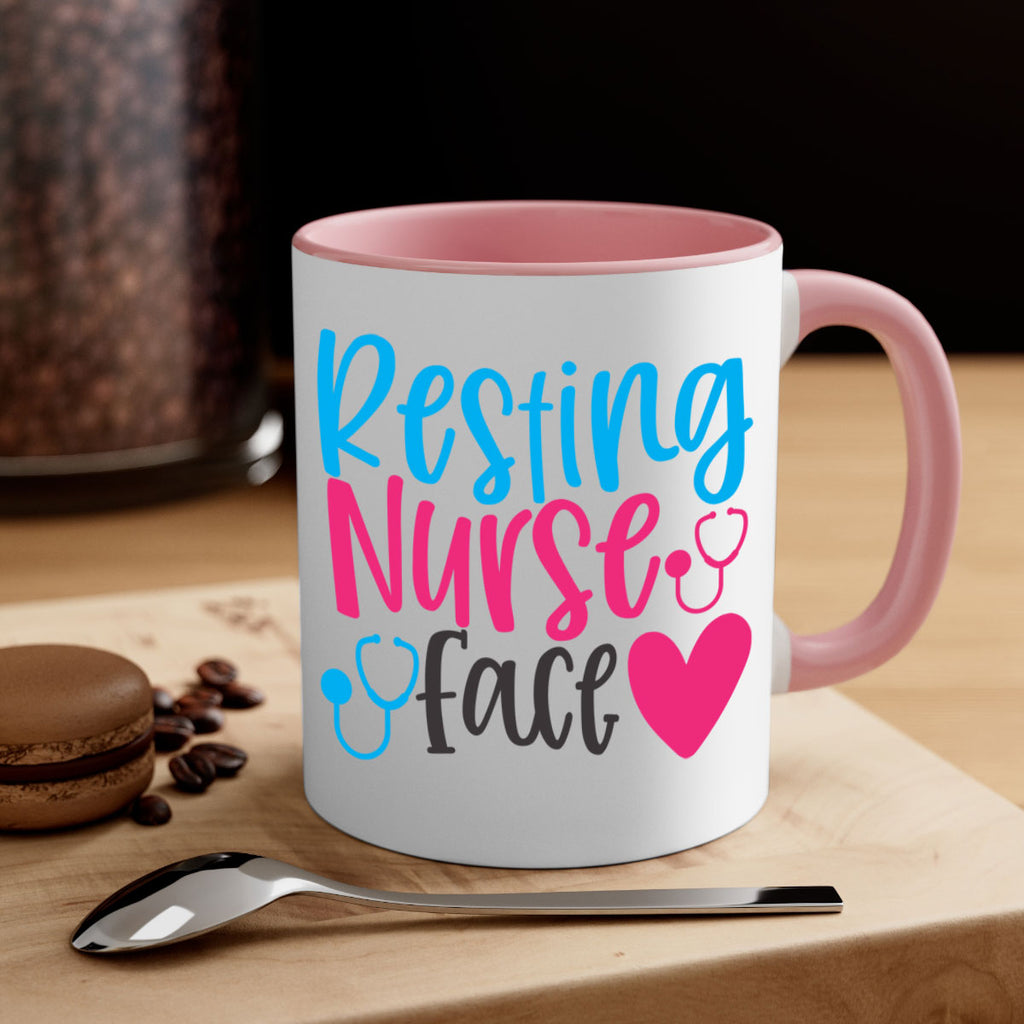 resting nurse face Style 355#- nurse-Mug / Coffee Cup