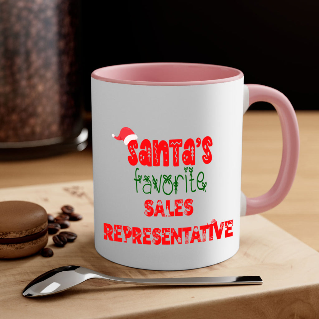 santas favorite sales representative style 1068#- christmas-Mug / Coffee Cup