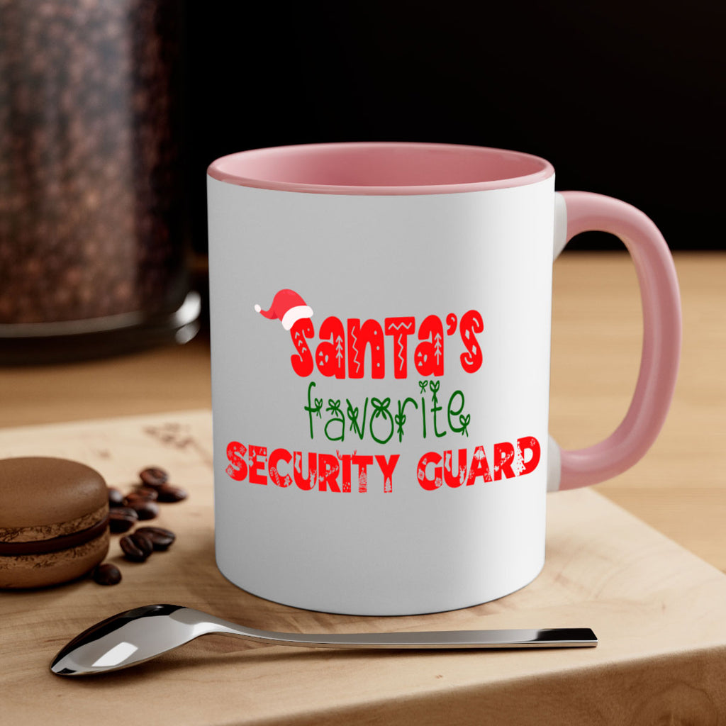 santas favorite security guard style 1074#- christmas-Mug / Coffee Cup