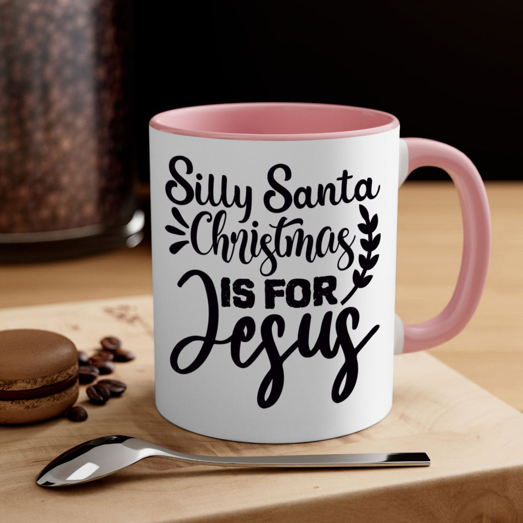 silly santa christmas is for jesus 440#- christmas-Mug / Coffee Cup