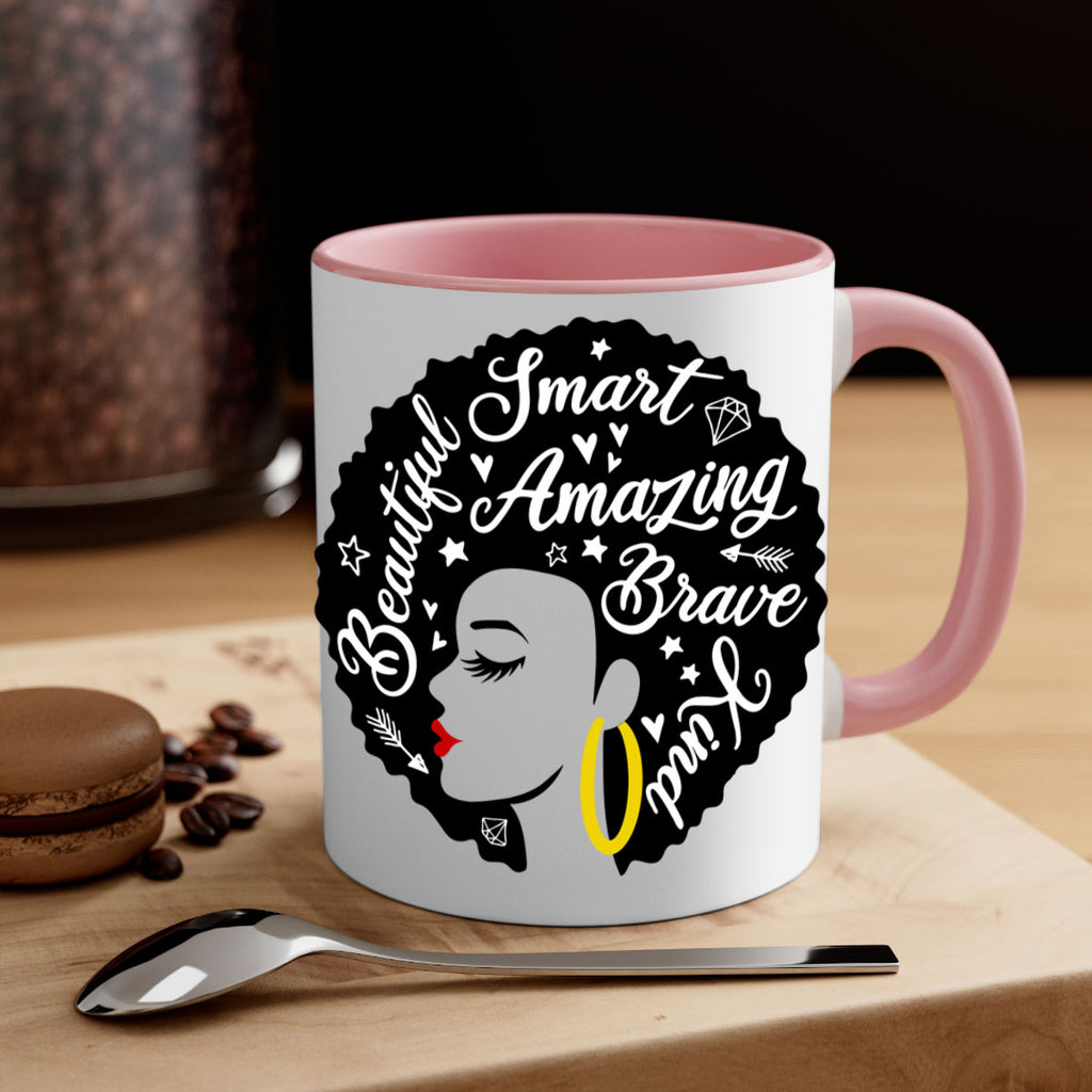 smart beautiful Style 5#- Black women - Girls-Mug / Coffee Cup