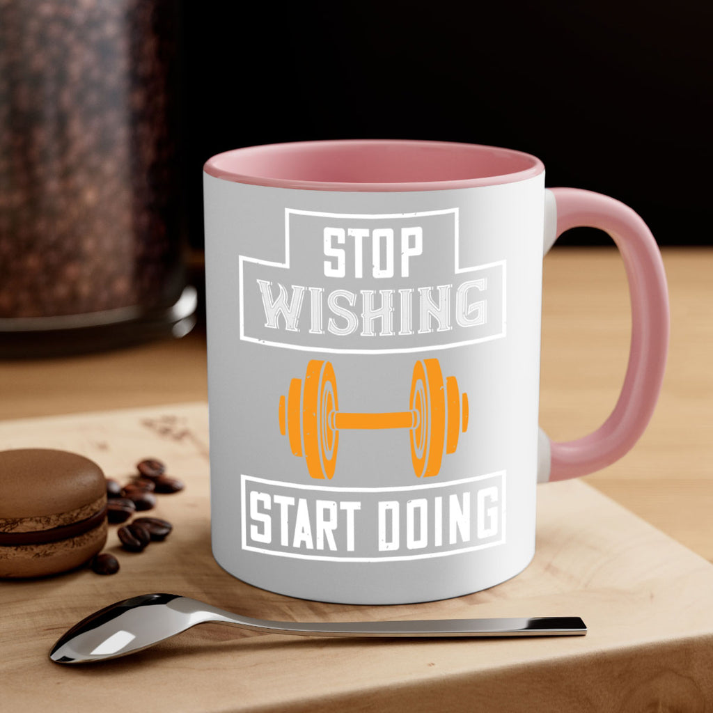 stop weshing start doing 74#- gym-Mug / Coffee Cup