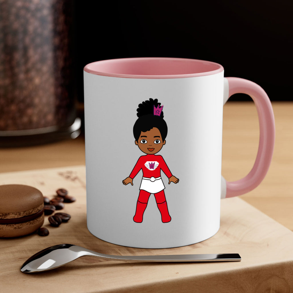 super kids girl 5#- Black women - Girls-Mug / Coffee Cup