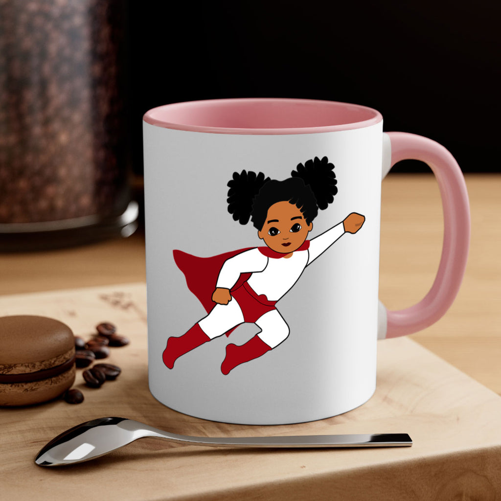 super kids girl 6#- Black women - Girls-Mug / Coffee Cup
