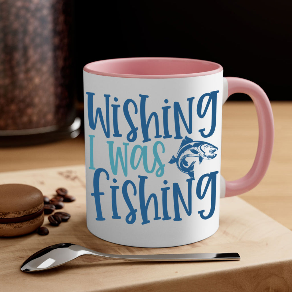 wishing i was fishing 191#- fishing-Mug / Coffee Cup