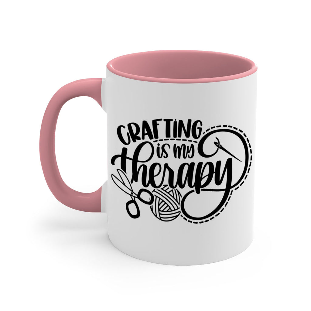 Crafting Is My Therapy 34#- crafting-Mug / Coffee Cup