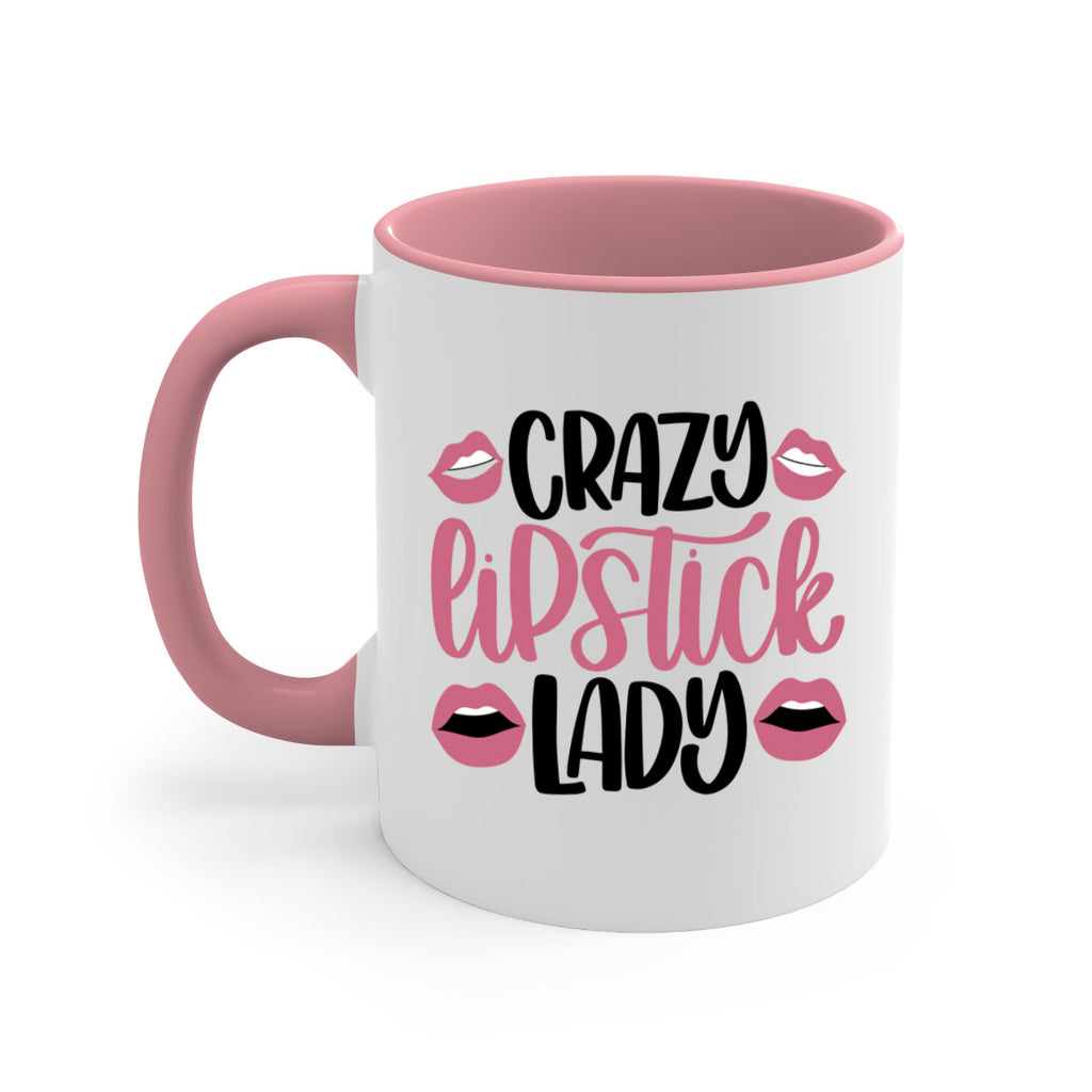 Crazy Lipstick Lady Style 107#- makeup-Mug / Coffee Cup