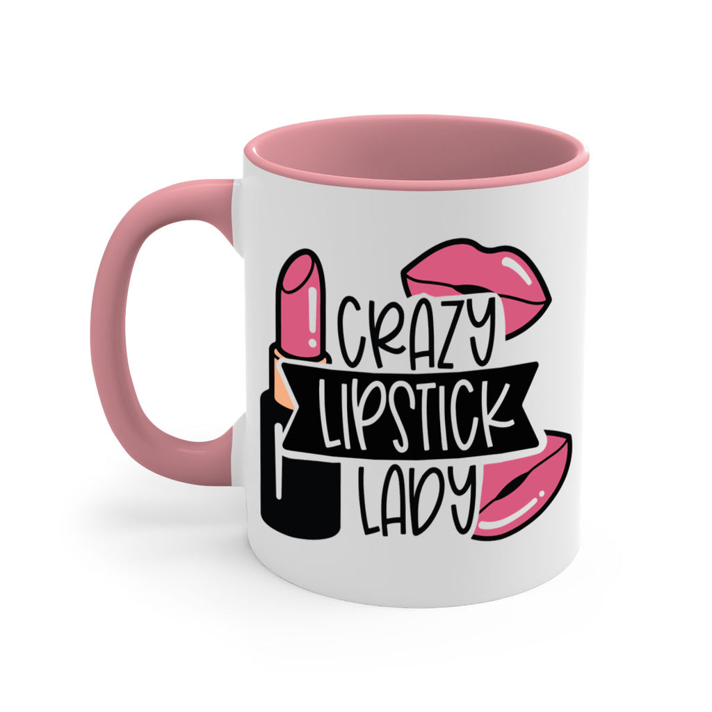 Crazy Lipstick Lady Style 108#- makeup-Mug / Coffee Cup