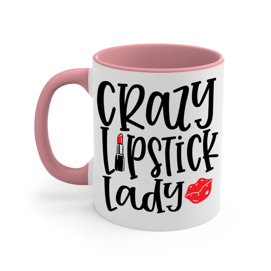 Crazy Lipstick Lady Style 240#- makeup-Mug / Coffee Cup