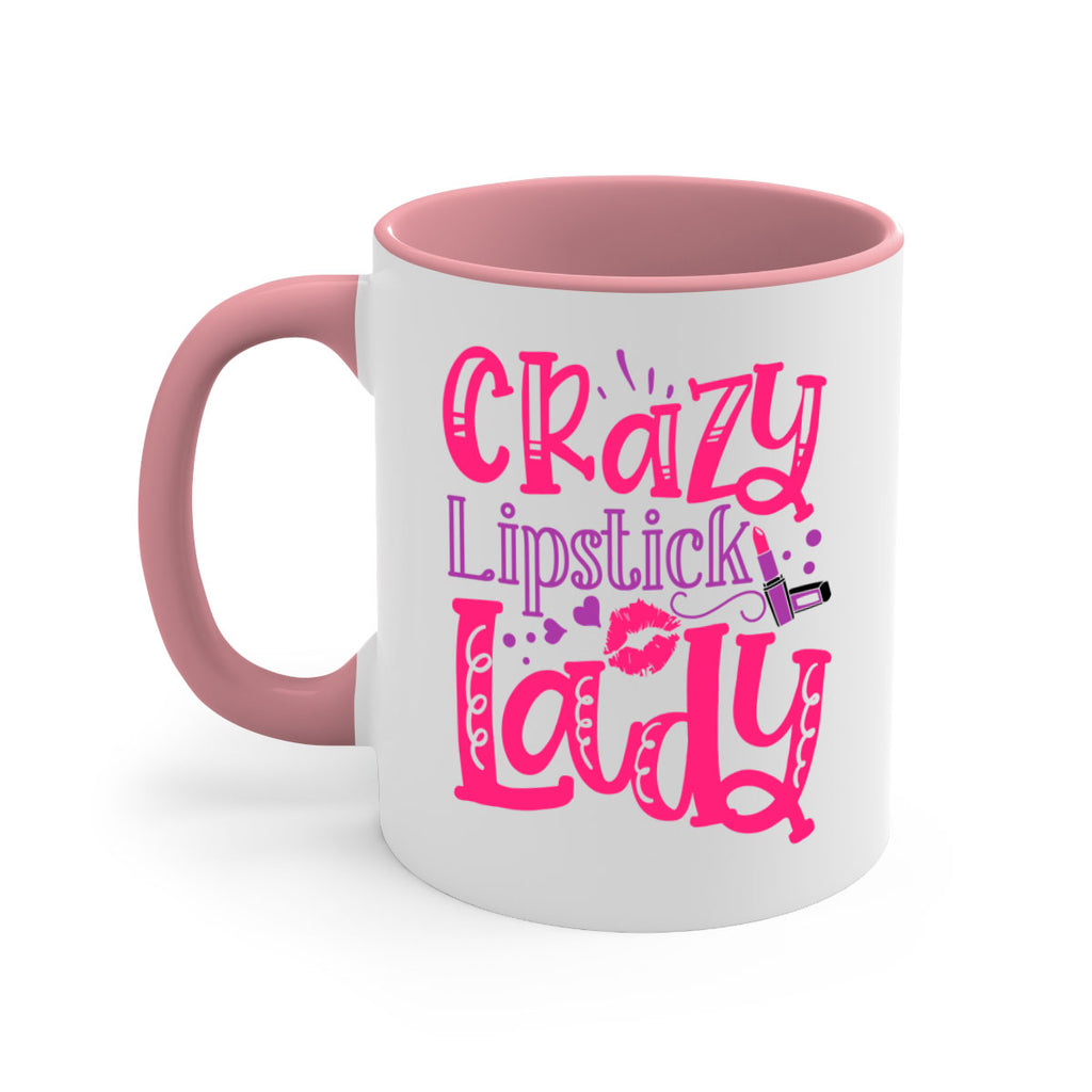 Crazy Lipstick Lady Style 241#- makeup-Mug / Coffee Cup