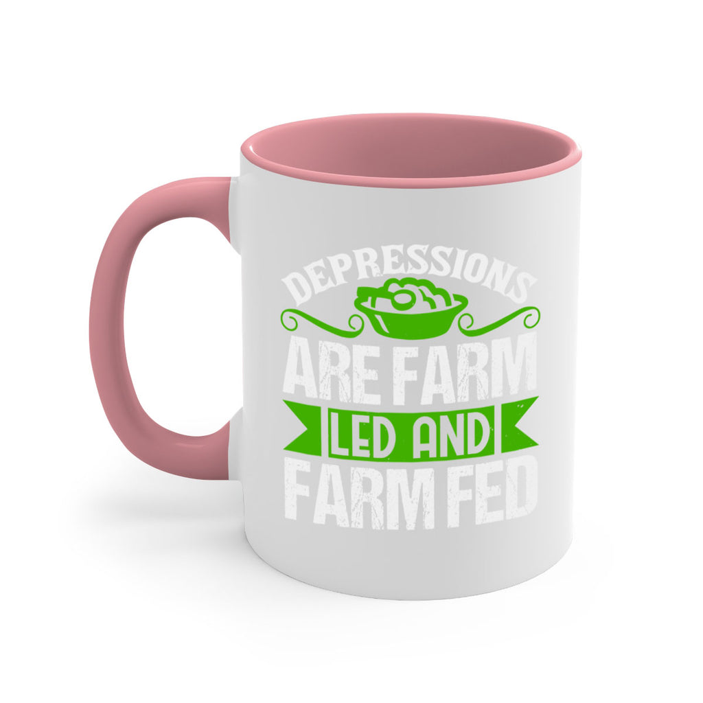 Depression are farm led and farmed 25#- Farm and garden-Mug / Coffee Cup