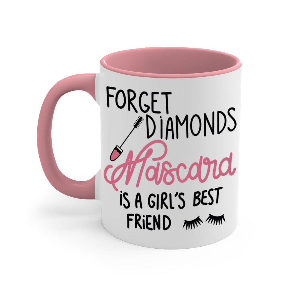 Forget Diamonds Mascara is a Girls Best Friend Style 100#- makeup-Mug / Coffee Cup